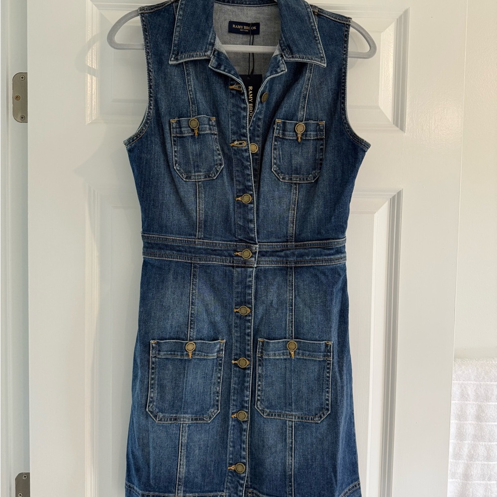 Ramy Brook Blue Denim Dress
